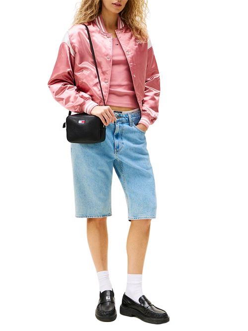 Borsa blu in poliuretano Tommy Jeans | AW0AW17543C1G